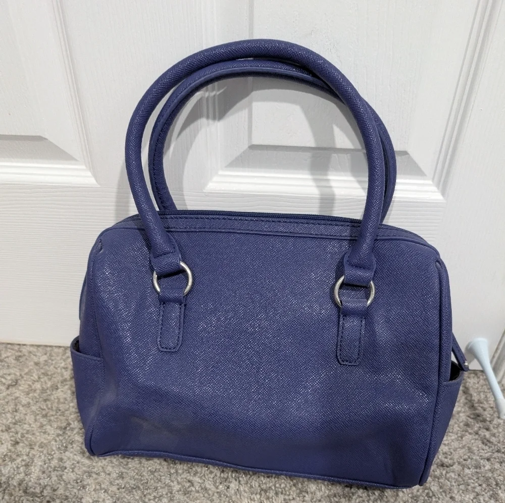 9&Co. (Nine West) Blue Satchel Bag